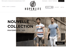 Tablet Screenshot of hopenlife.fr